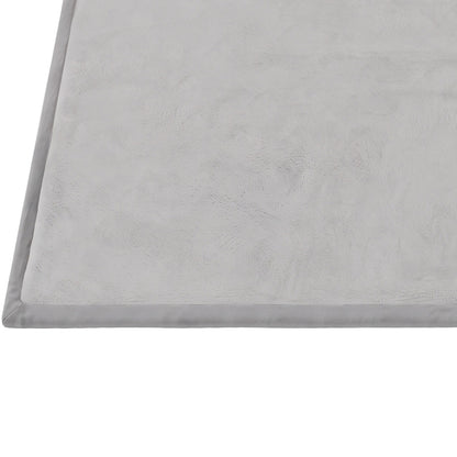 Tapete Infantil Aiyaplay Espuma, Flanela Cinzento-claro 127x127x3 Cm_3