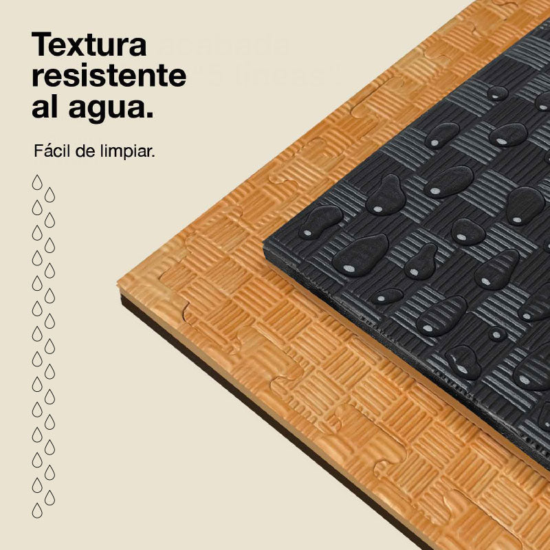 Jowy Tatami Puzzle 2cm 100x100cm – Superficie 5 Líneas Madera_4
