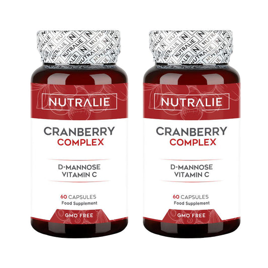 Pack 2x Nutralie Arándano Rojo Americano + Vitamina C y D-Manosa 60 Cápsulas