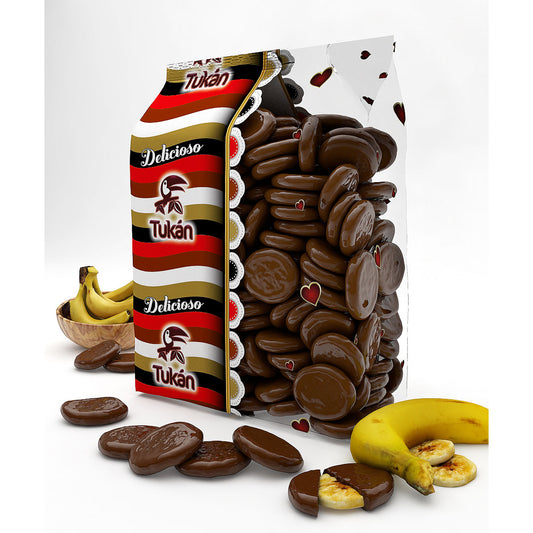 Bananas Chips Chocolate Leche 1000g_0