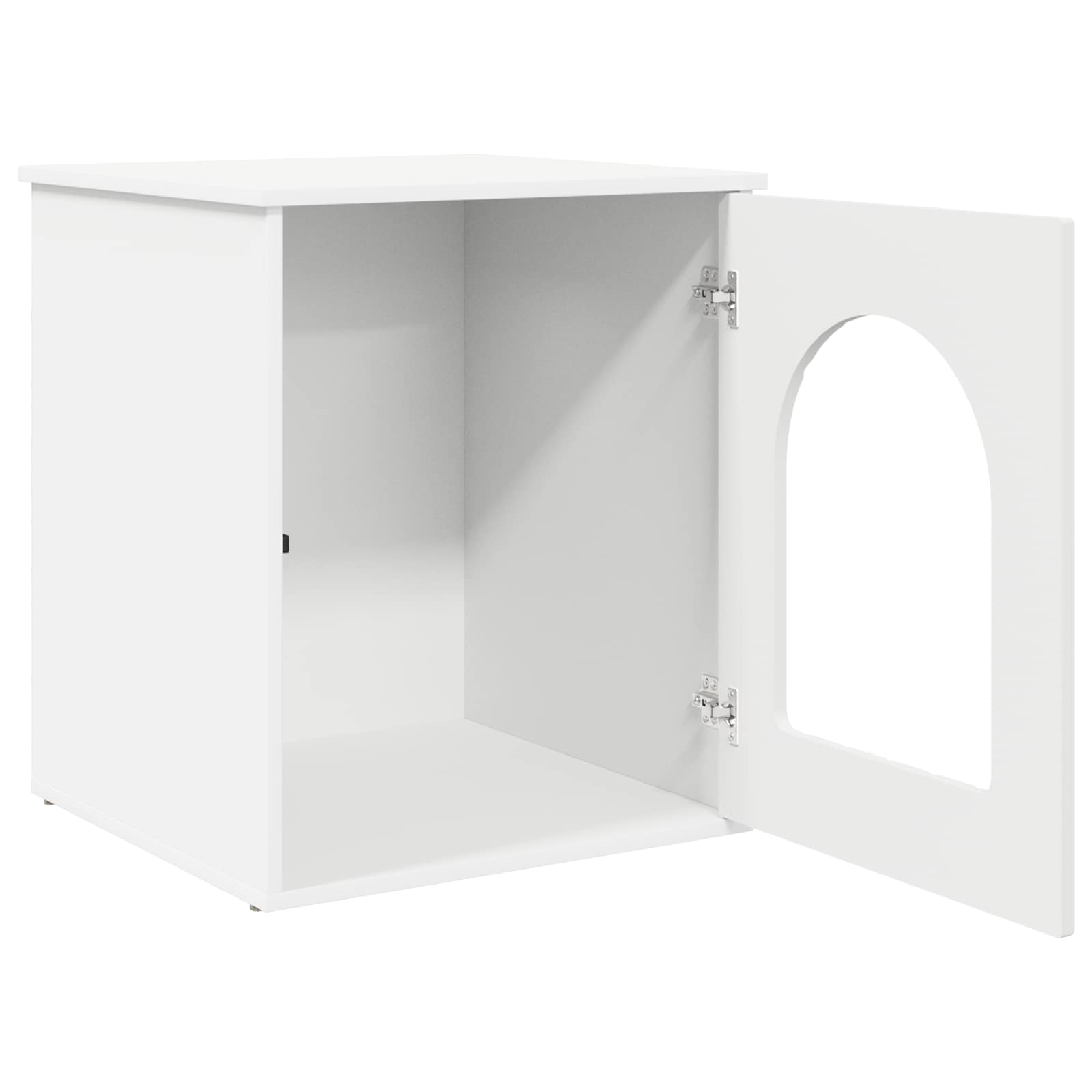 Casa Para Gatos 53 X 52 X 62 Cm Madera De Ingeniería_4
