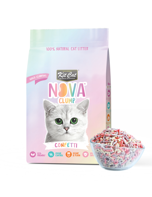 Kit Cat Arena Eco Nova - Confetti 7 L Arena para gatos