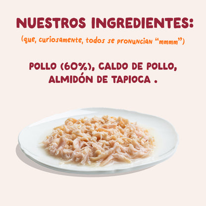 Filetes de pollo para gatos Edgard &amp; Cooper 70 g