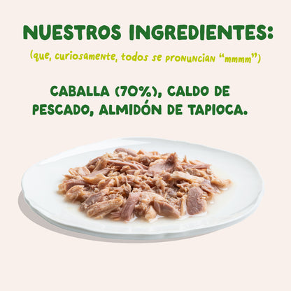 Filetes de caballa para gatos Edgard &amp; Cooper 70 g