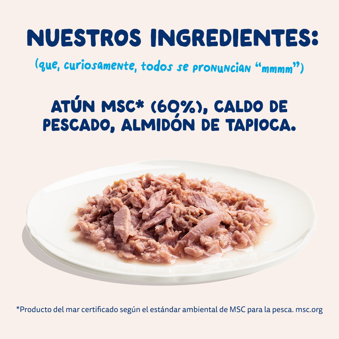Filetes de atún para gatos Edgard & Cooper 70 g
