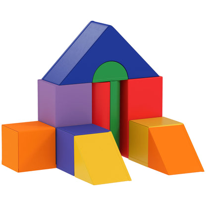 Bloques De Espuma Homcom Pu, Epe Multicolor 50x50x25 Cm_0
