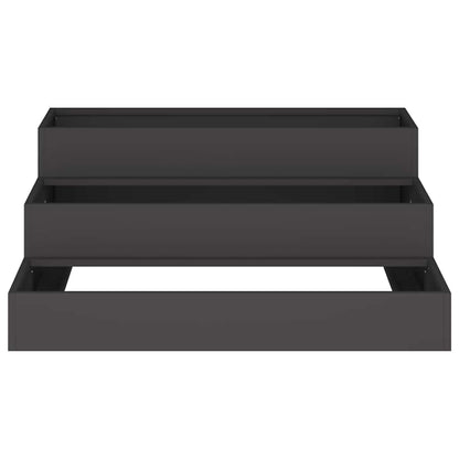 Macetero De Jardín Negro 90 X 90 X 35 Cm Acero Laminado En Frío_5