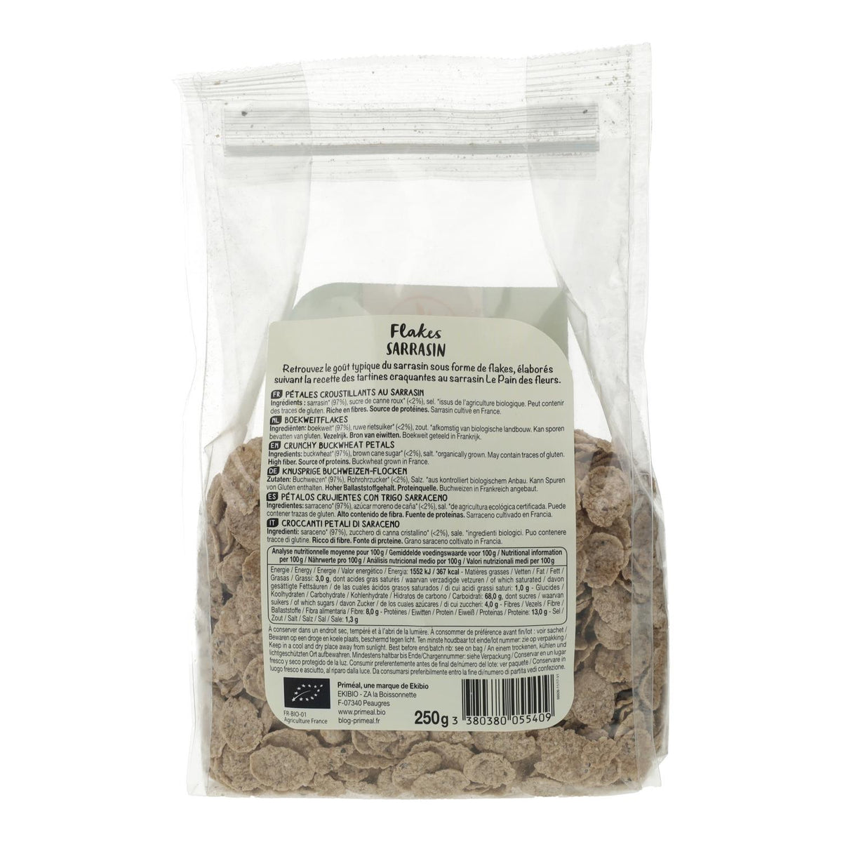 Flakes de Trigo Sarraceno Bio Primeal 250 g