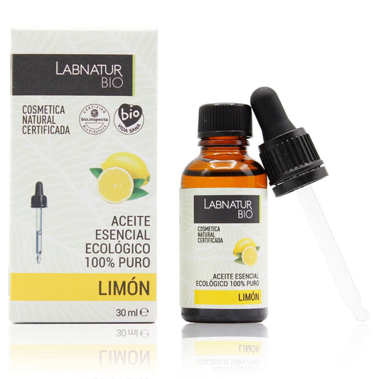 Aceite Esencial de Limón 100% Puro Labnatur Bio 30 ml | Piel Grasa, Cabello y Difusor | Purificante | Vegano_0