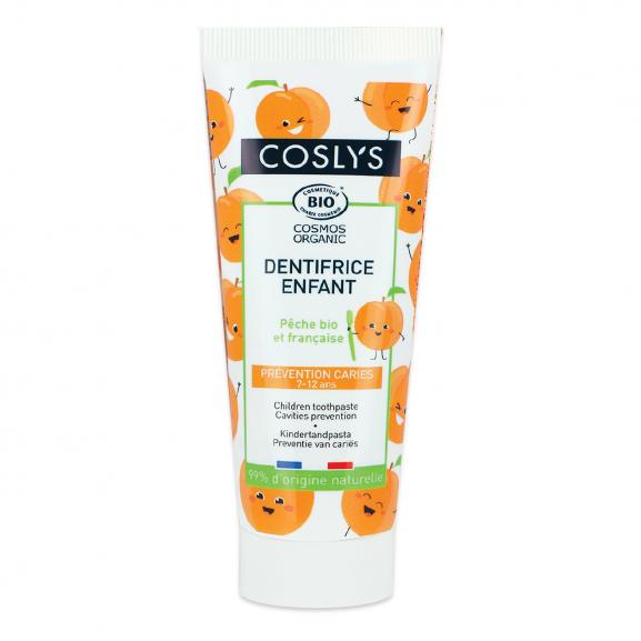 Dentífrico melocotón niños 7-12 años Coslys 50 ml