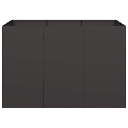 Jardinera Acero Negro 120x80x80 Cm_3
