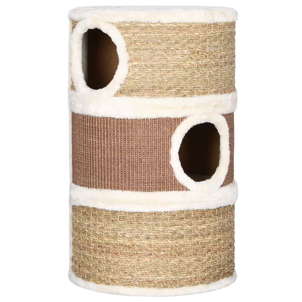 Barril Rascador Para Gatos Hierba Marina 60 Cm_0