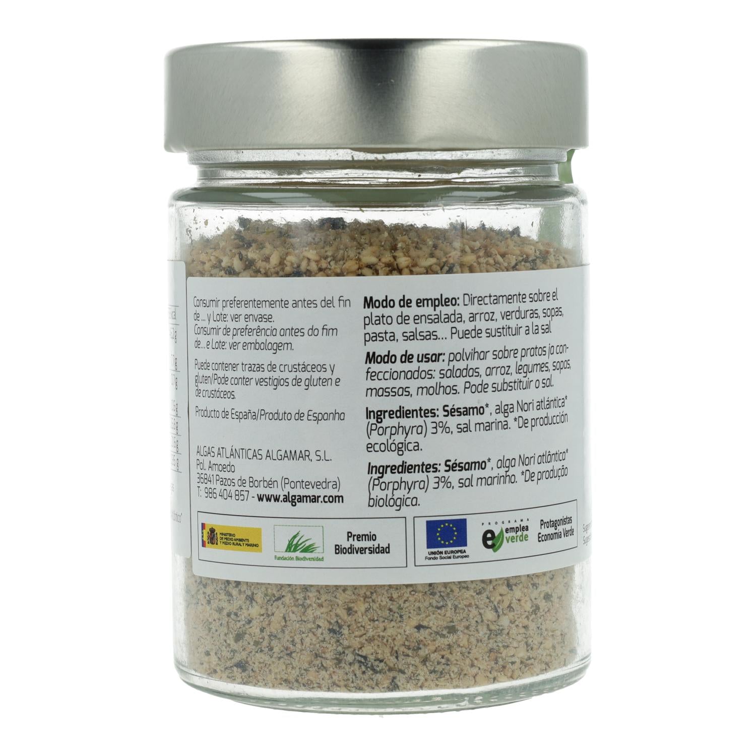 Gomasio de Algas Nori Algamar 150 g