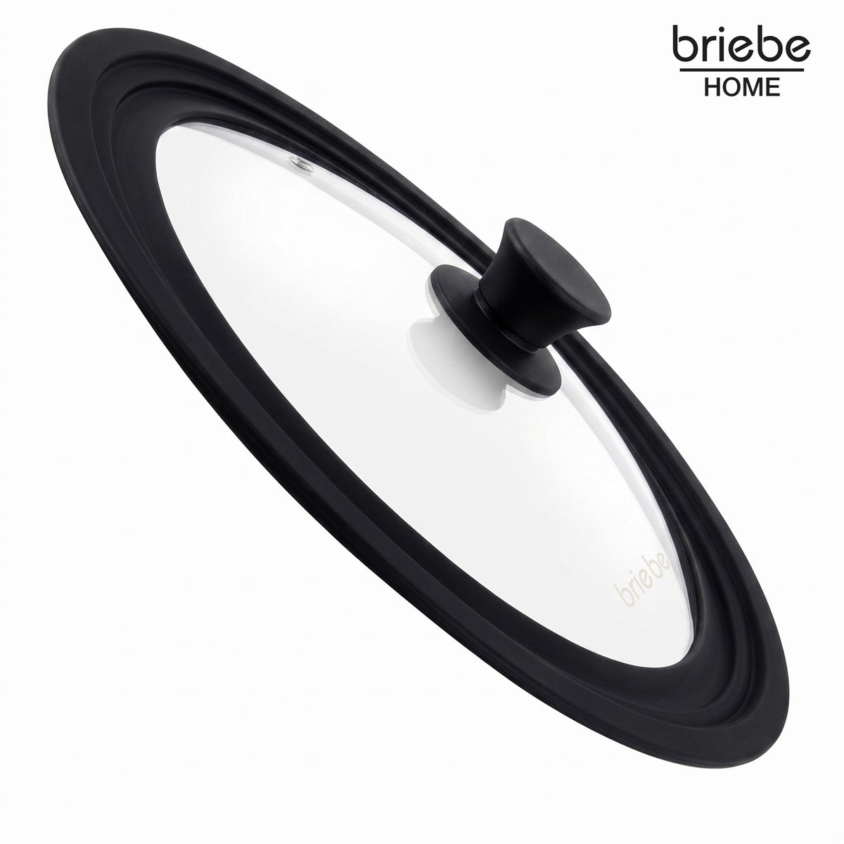Briebe Totalid Tapa De Sartén Universal Con Borde De Silicona Y Cristal Templado, Multidiámetro 20-22-24 Cm_3