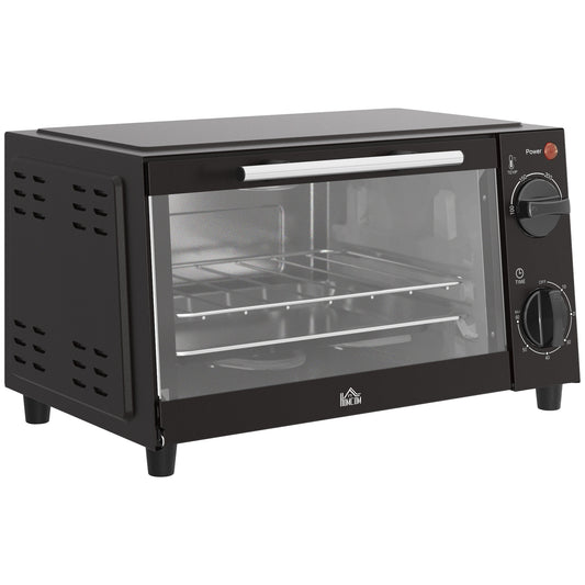 Horno Eléctrico Homcom Metal Negro 35x24.6x20 Cm_0