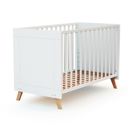 Cuna De Bebé Sakura Estilo Nórdico Infantil, Convertible En Cama Infantil (kit Colecho Opcional)_0