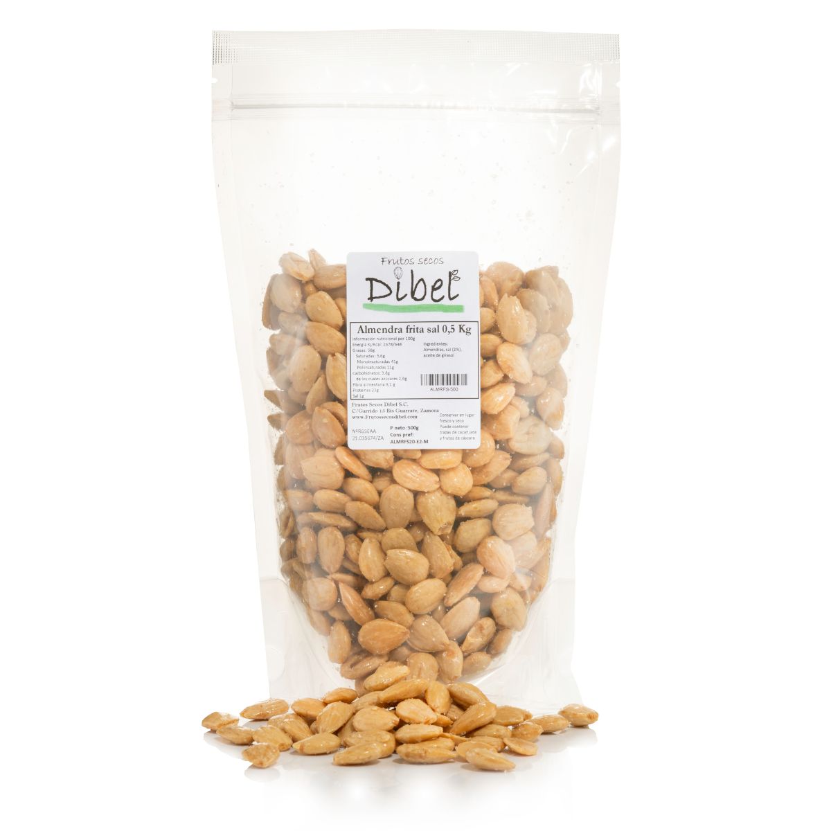 Almendra Repelada Frita Sal España 1kg_0