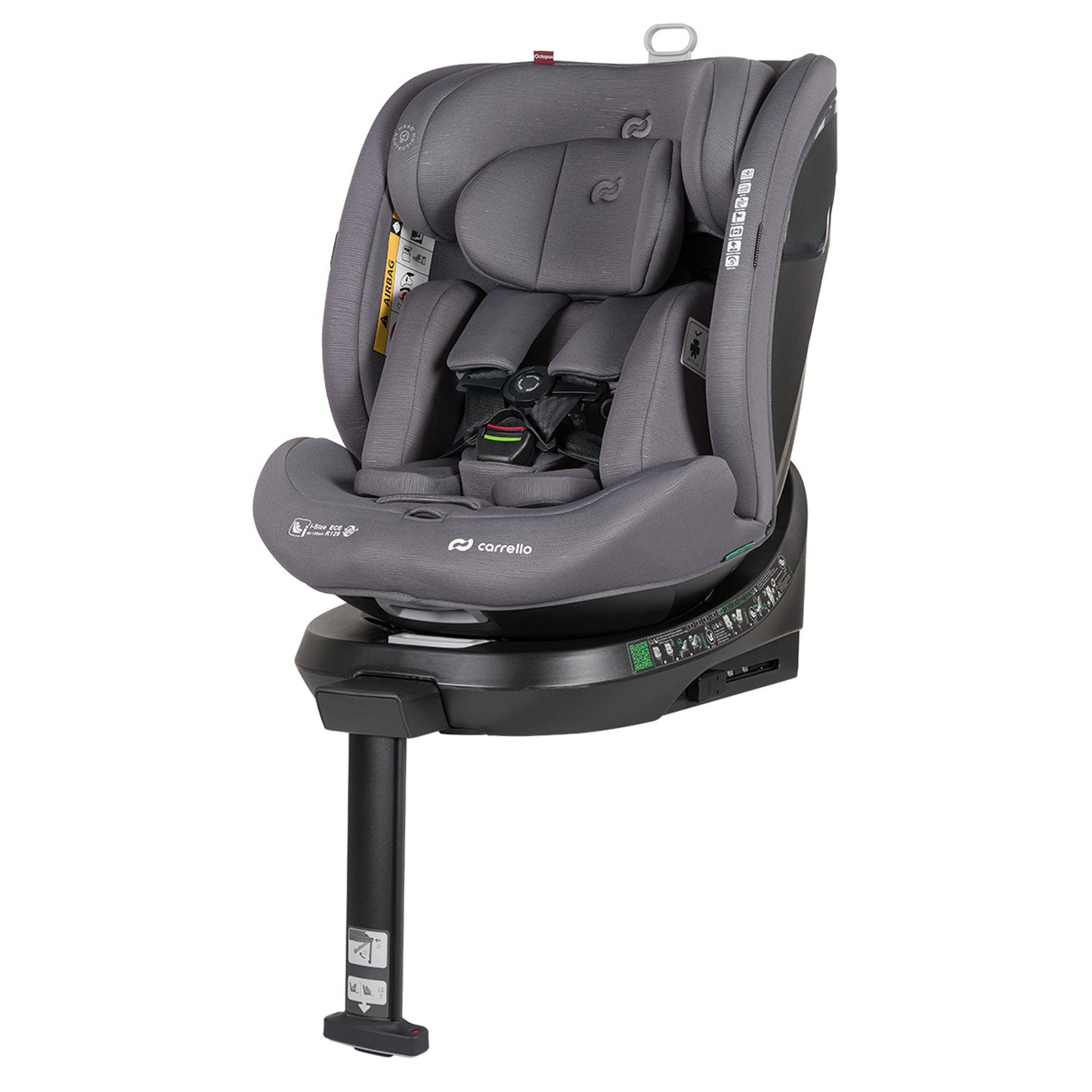 Carrello Octopus Silla De Auto Isofix 40 Do 105 Cm I-size Seashell Grey_0