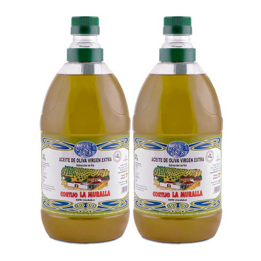 Cortijo La Muralla | Aceite De Oliva Virgen Extra | Variedad Arbequina | Botella 2 L (caja De 2)_0