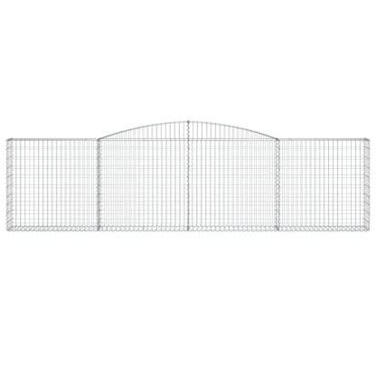 Cestas De Gaviones 10 Uds Forma De Arco Hierro 400x30x100/120cm_3