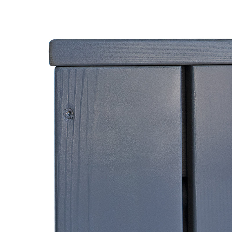 Jardinera Alta De Madera Autoportante 75 X 34,5 X 80 Cm City Grey Hortalia_3