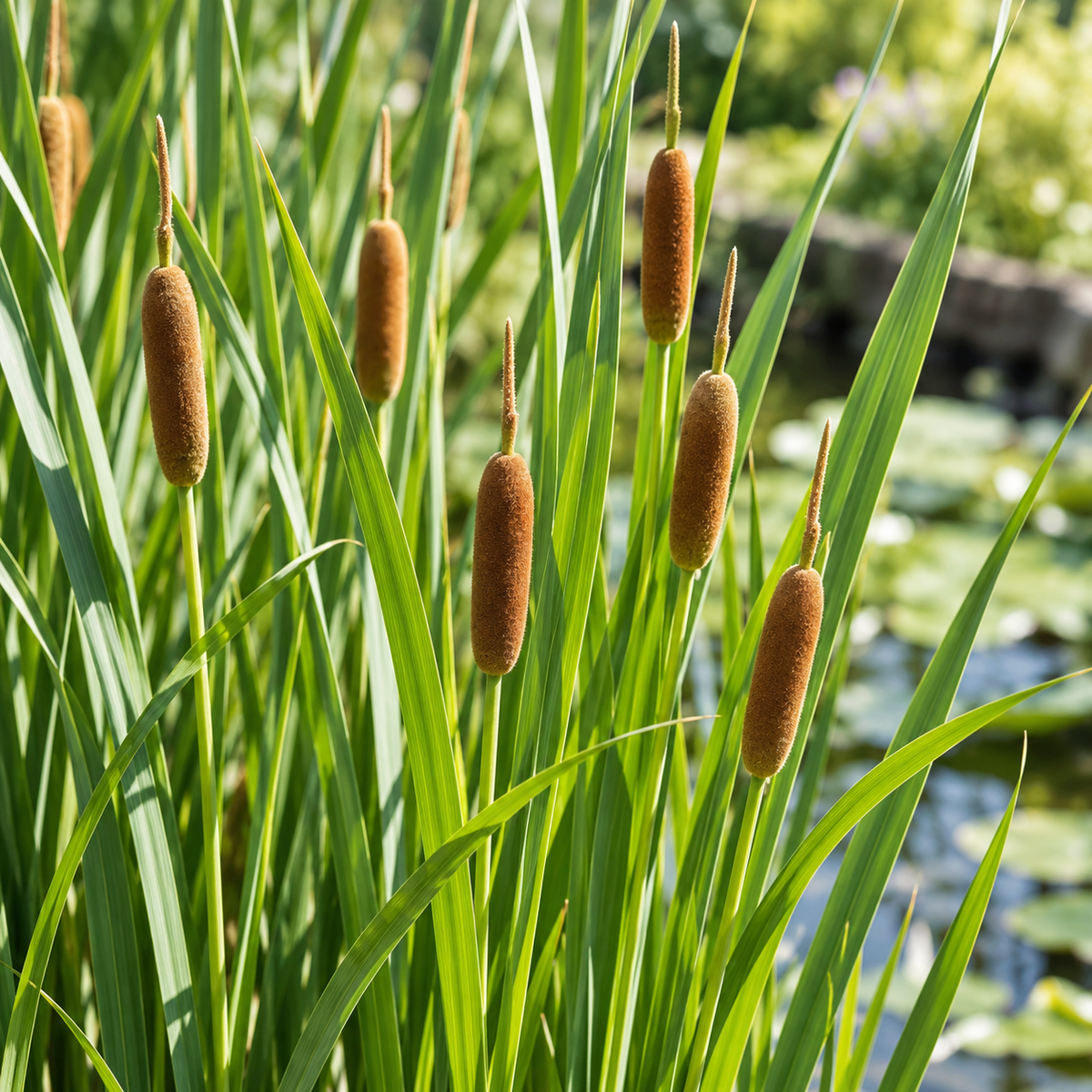 Espadaña De Hoja Estrecha - Typha Gracilis - 12 Plantas_2