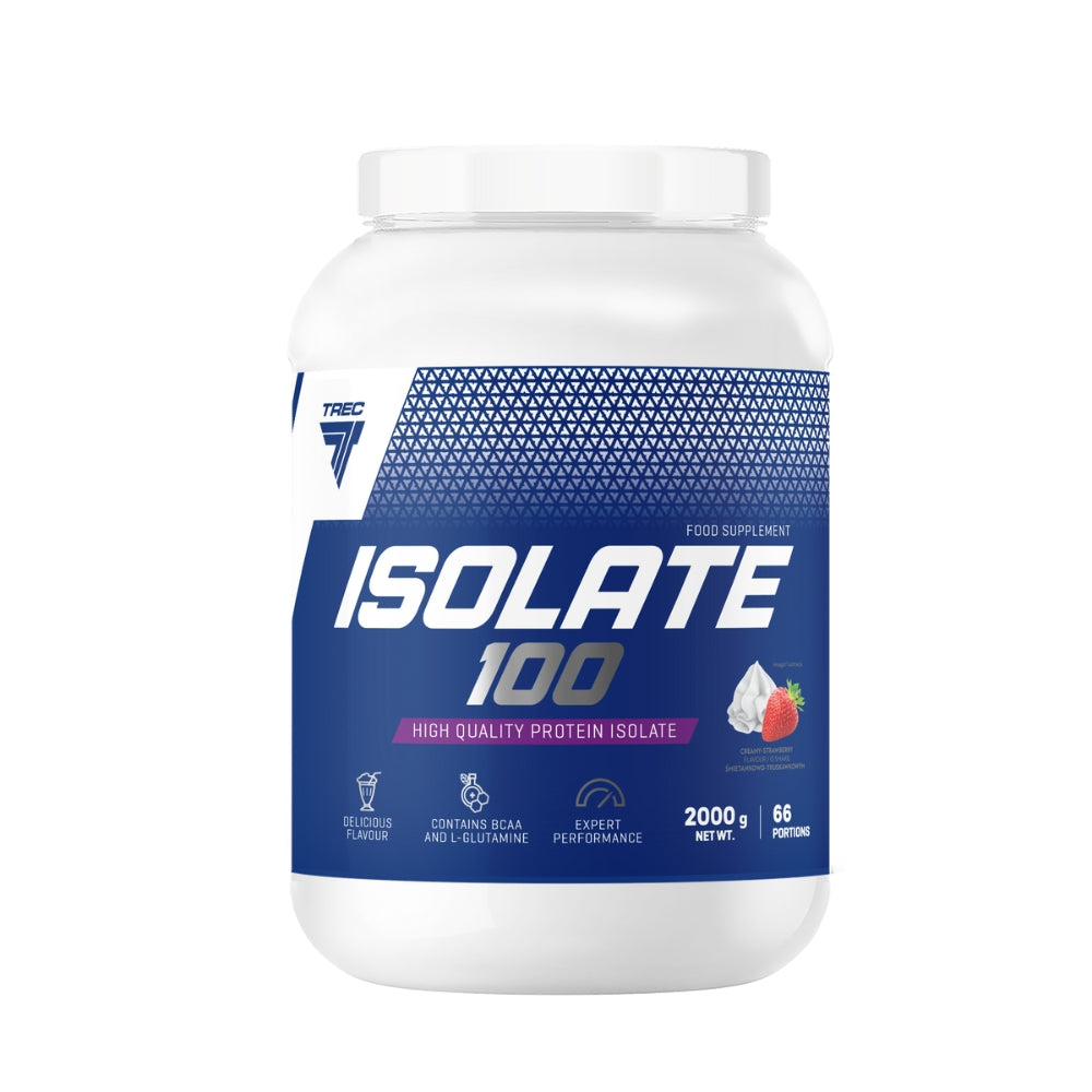 Proteína Isolate 100 2kg Sabor Fresa Trec Nutrition_0