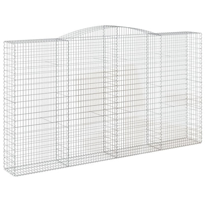 Cestas De Gaviones 15 Uds Forma De Arco Hierro 400x50x220/240cm_2