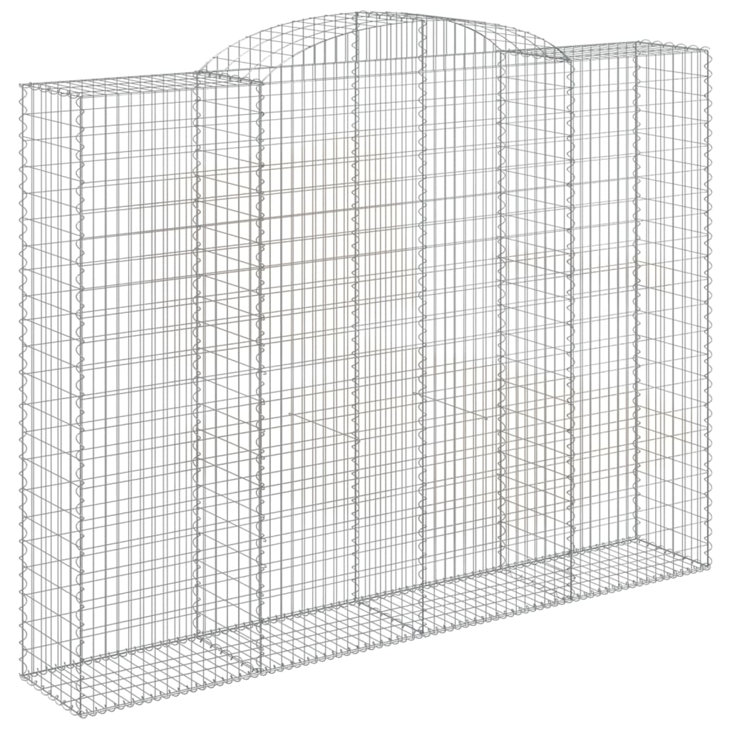 Cestas De Gaviones 12 Uds Forma De Arco Hierro 300x50x220/240cm_2