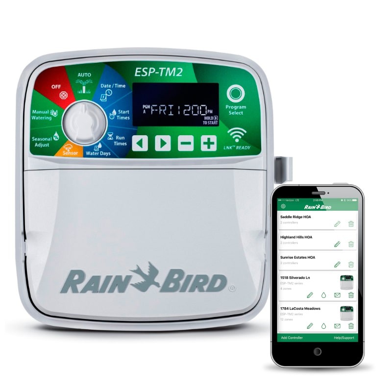 Programador De Riego Rain Bird Esp-tm2 Exterior - 8 Zonas_0