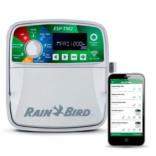 Programador De Riego Rain Bird Esp-tm2 Exterior - 8 Zonas_0