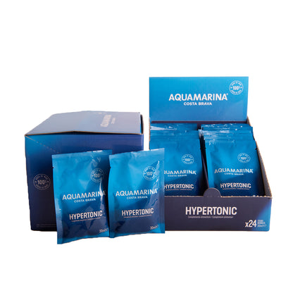 24 sticks Agua de Mar Hipertónica microfiltrada Aquamarina 30 ml