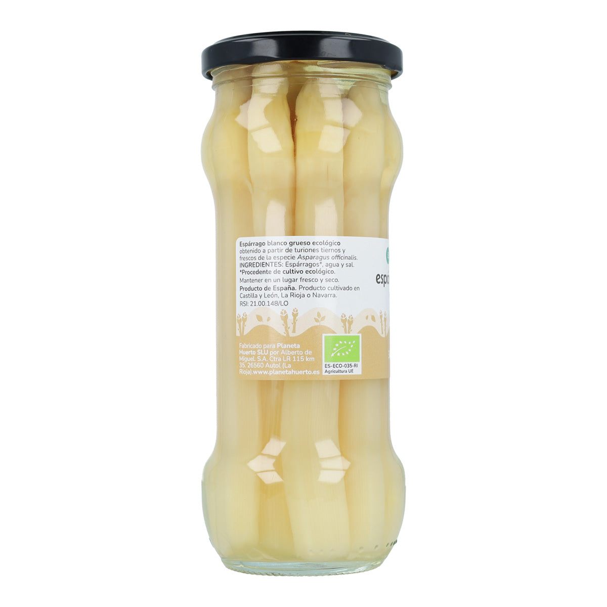 Espárrago blanco grueso ECO Planeta Huerto 340 g