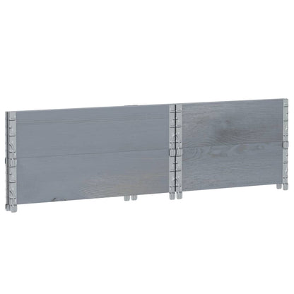 Jardinera De Madera Maciza De Pino Gris 80x60 Cm_5