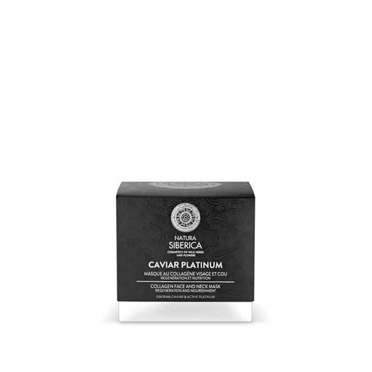 Mascarilla de colágeno para rostro y cuello caviar platinum Natura Sibérica 50ml