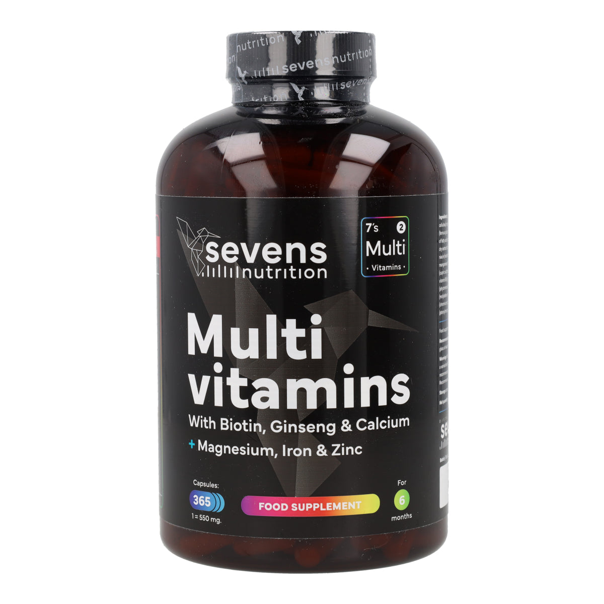Multivitaminas Sevens Nutrition 365 cápsulas