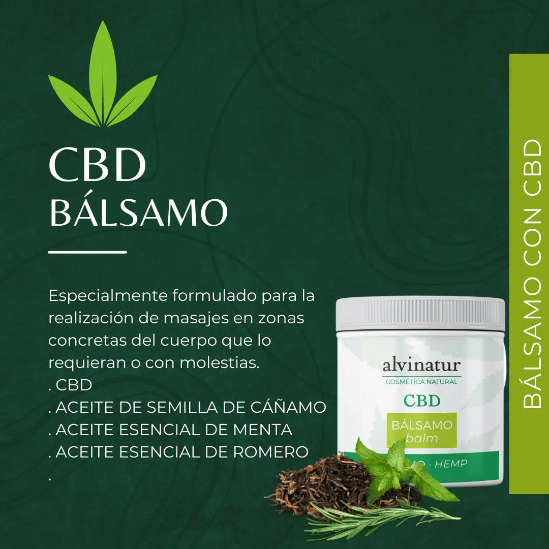 Alvinatur - Bálsamo CBD Menta 100ml, Con Aceites De Cáñamo, Romero, Menta, Oliva, Y Almendras Dulces_3