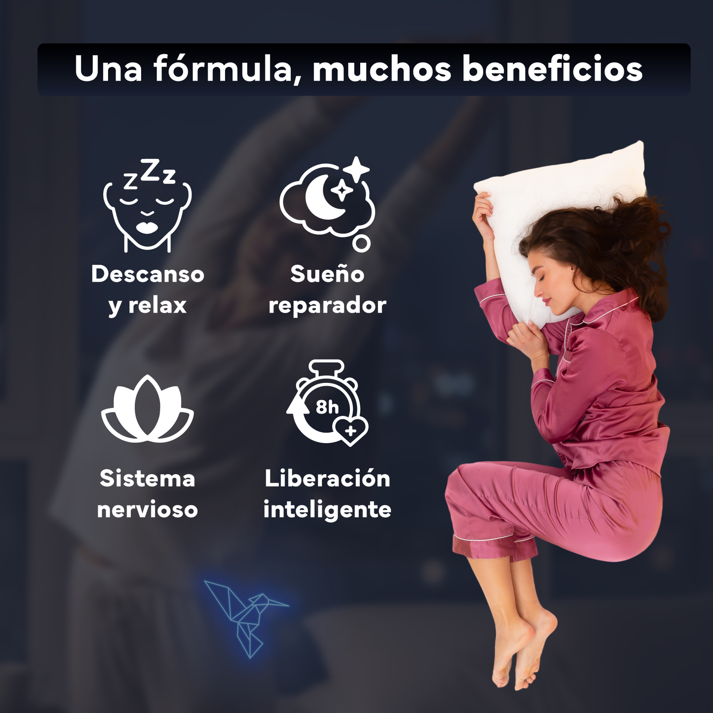Pack 2x Melatonina Con Triptófano Sevens Nutrition. Mejora El Sueño._2