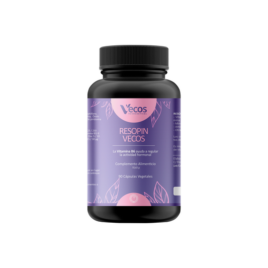 Resopin Vecos 90 Cápsulas | Regularidad Menstrual, Fertilidad Femenina | Inositol,cromo_0