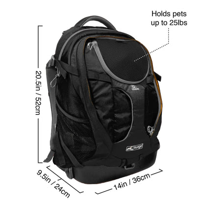 Kurgo Mochila Para Perros G-train K9 Negro_2