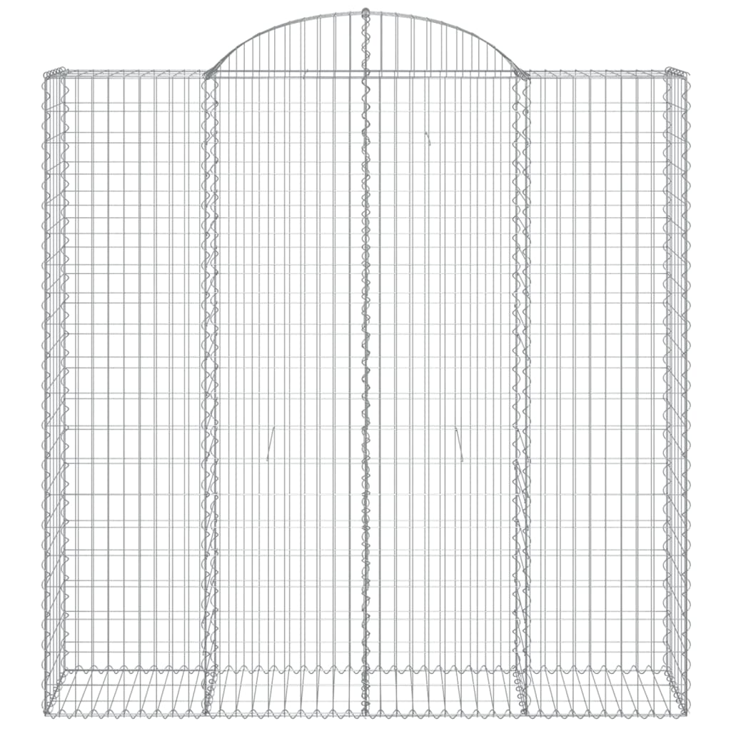 Cestas De Gaviones 11 Uds Forma De Arco Hierro 200x50x200/220cm_3