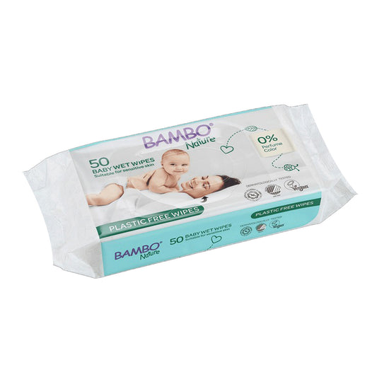 Toallitas húmedas de bebé Bambo Nature 80 uds
