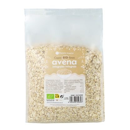 Copos de Avena integral finos ECO Planeta Huerto 1.5 kg