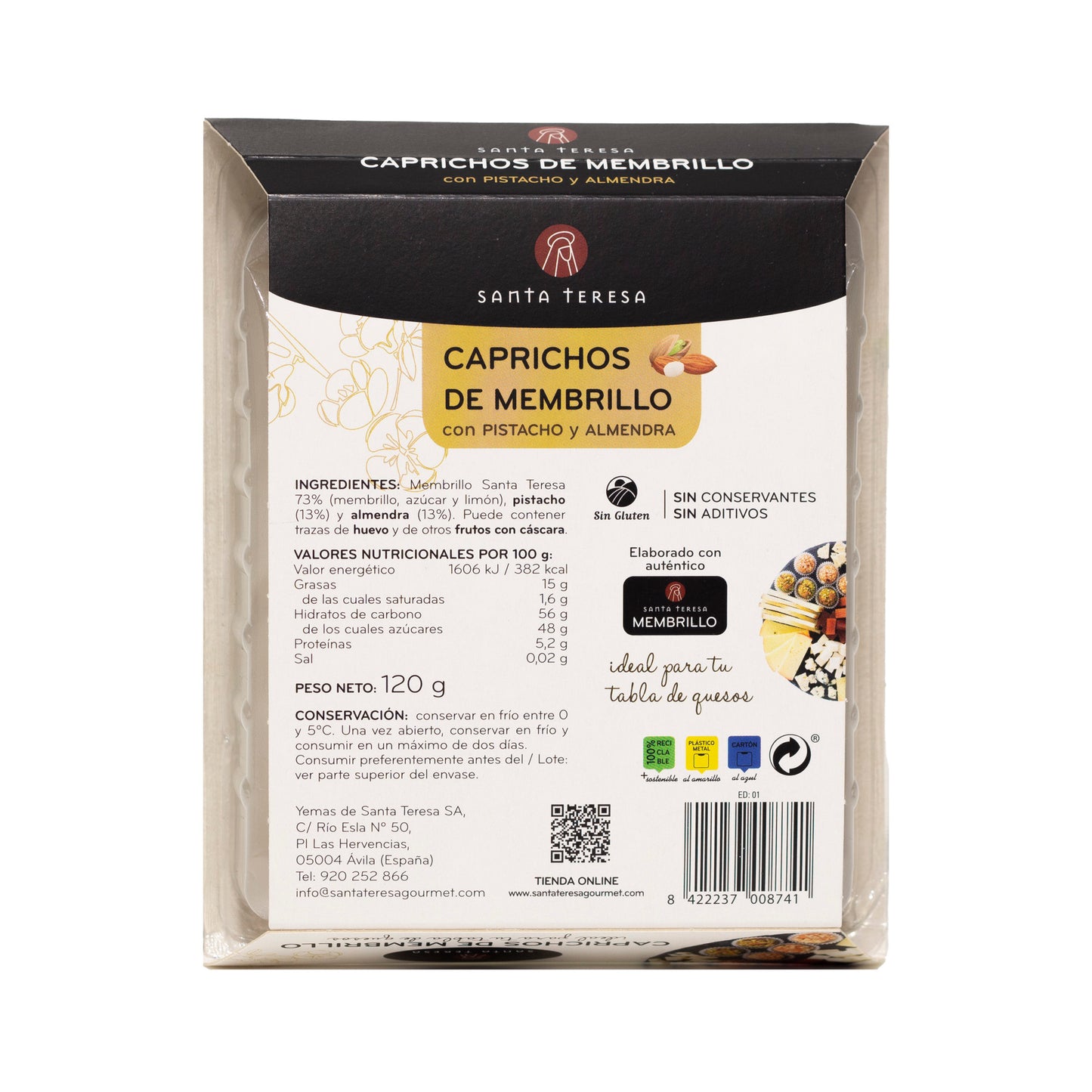 Caprichos De Membrillo, 120g_1