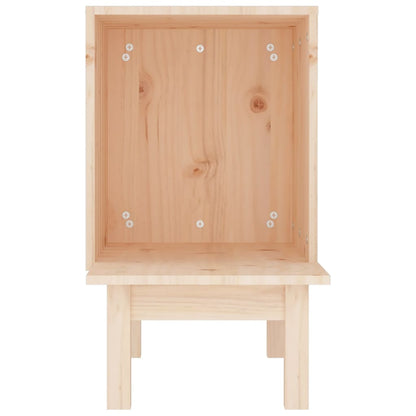 Casa Para Gatos De Madera Maciza De Pino 60x36x60 Cm_4