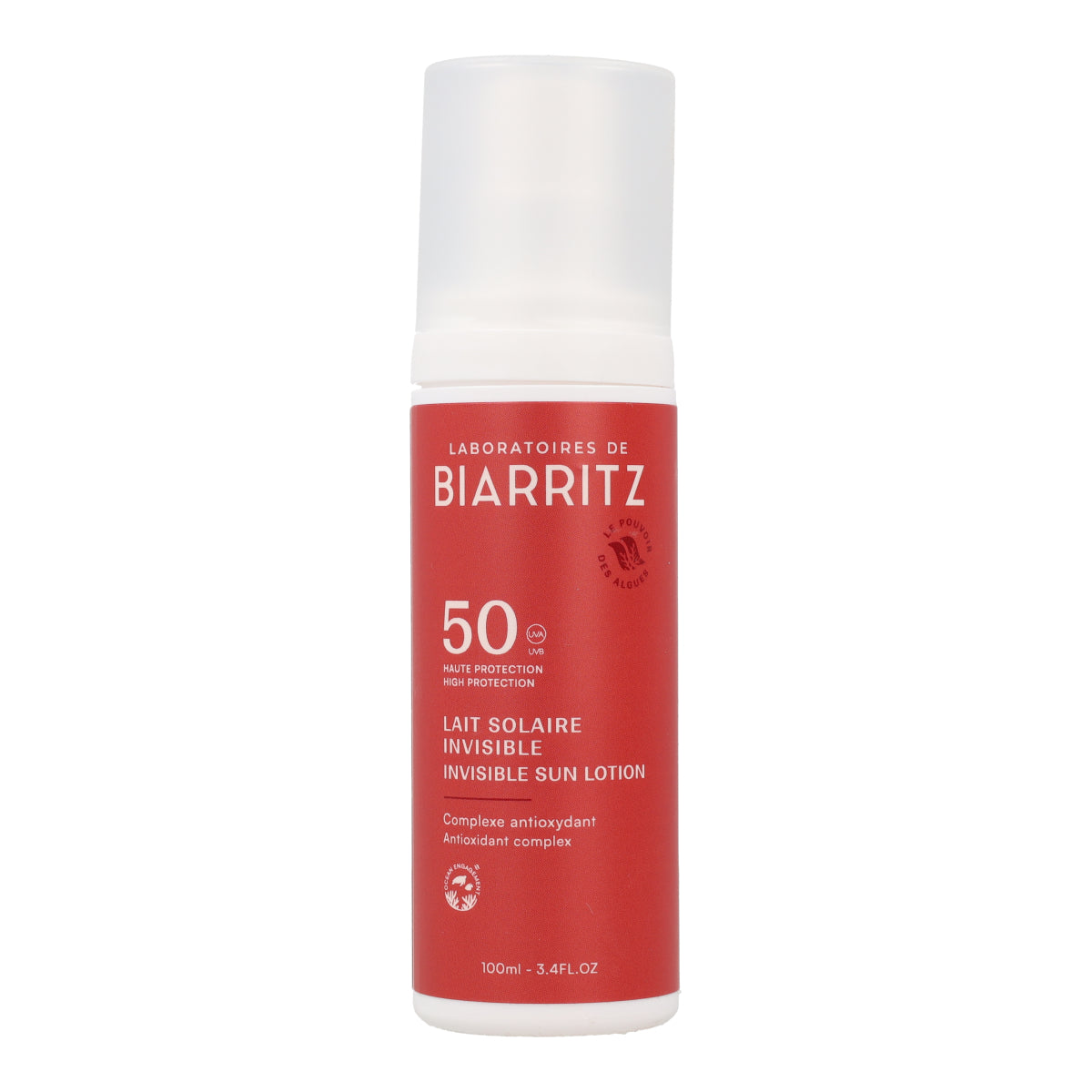 Invisible Sun Lotion Spf50 Biarritz 100 Ml 