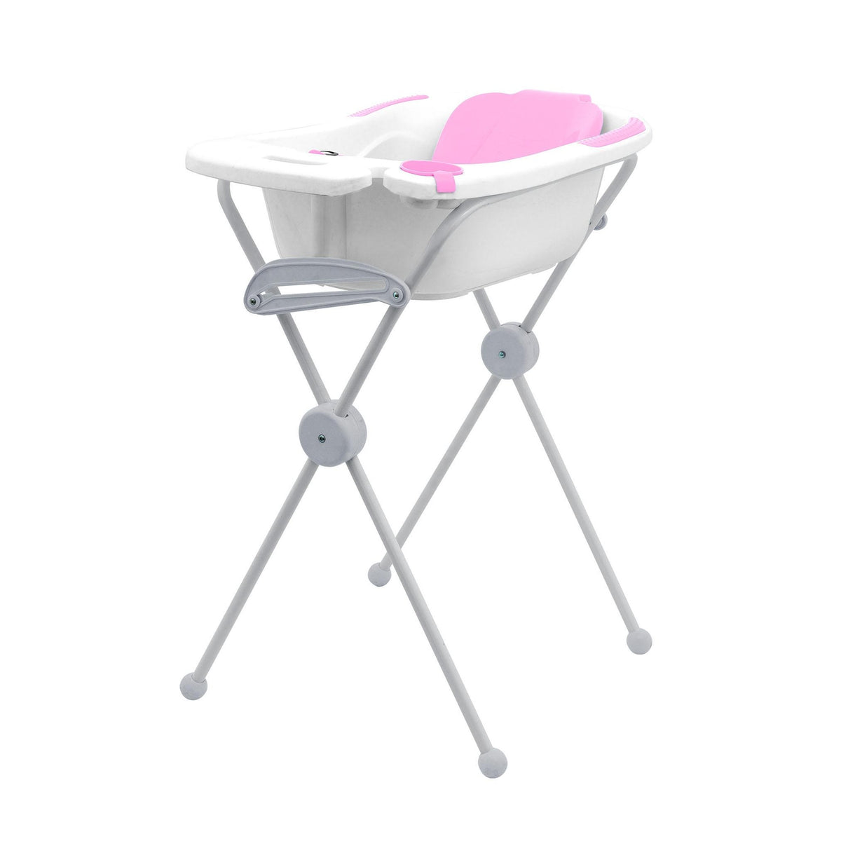 Cubeta Bañera Anatómica rosa con soporte Olmitos