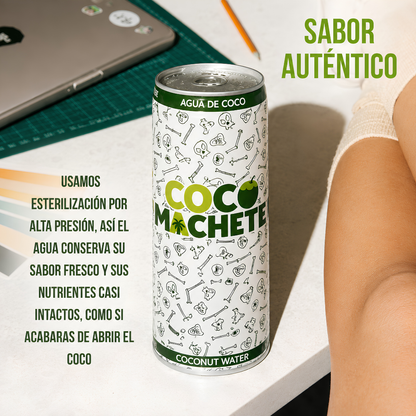 Agua De Coco Natural 100%, Pack 24 Latas X 310 Ml_3