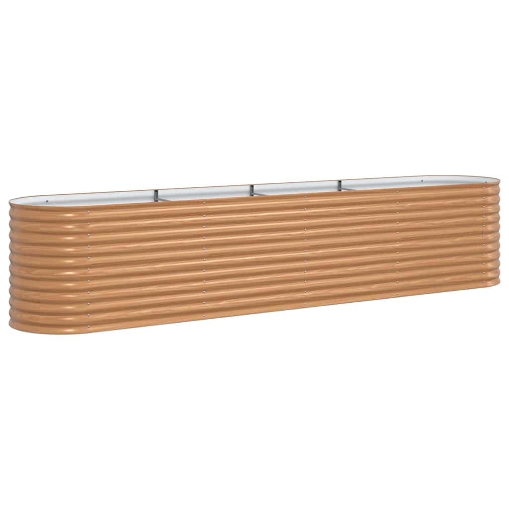 Cama Elevada Marrón 400 X 80 X 81 Cm Acero_0