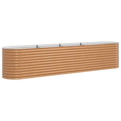 Cama Elevada Marrón 400 X 80 X 81 Cm Acero_0